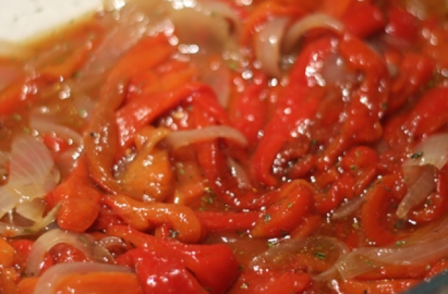 RECETA DE COCINA: ENSALADA CON PIMIENTOS